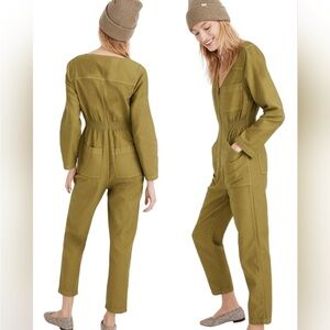 Madewell Olive Green Jumpsuit